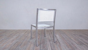Avalon Side Chair Batyline Stainless Steel