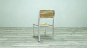 Avalon Side Chair Stainless Steel - Large Slat