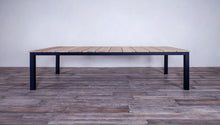 Load image into Gallery viewer, Avalon Dining Table Vertical Slats Black Ebony Finish