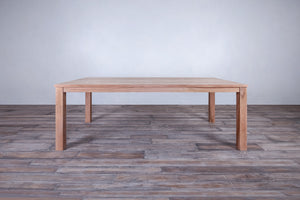 Avalon Wooden Dining Table Horizontal Slats