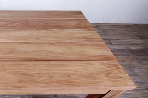 Avalon Wooden Dining Table Horizontal Slats