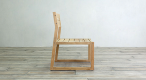 Milan Dining Side Chair Teak wood