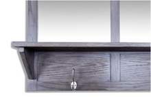 Load image into Gallery viewer, Mudroom Wall Shelf with 3 Mirrors