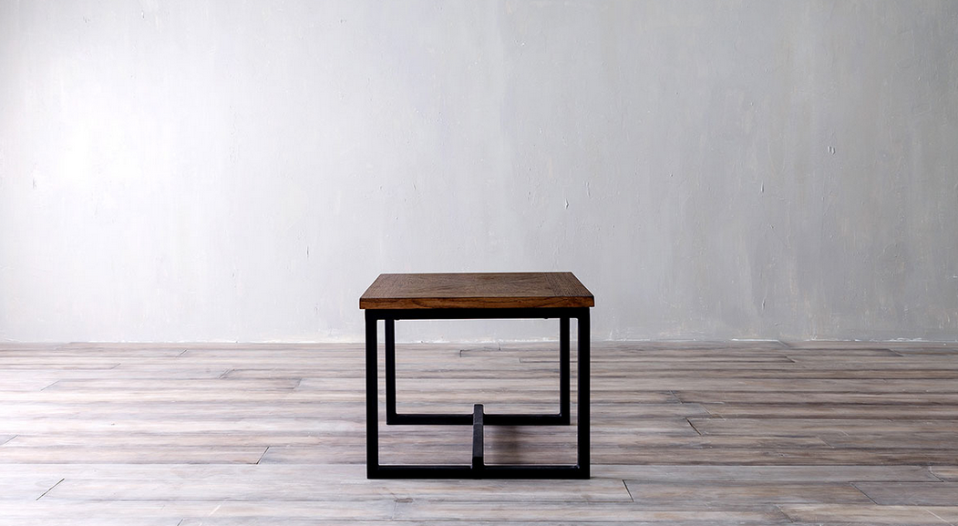 Soho Side Table with Metal Base